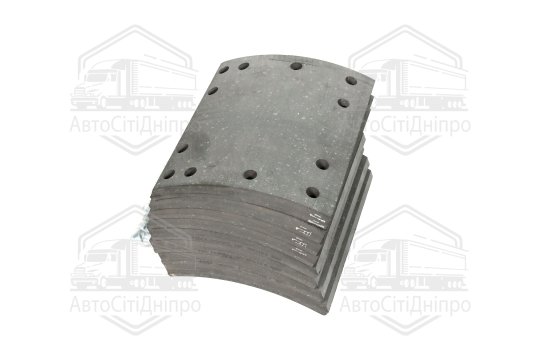 Накладка гальм. (компл. на вісь) із заклеп. 419х219,2 1-й рем. ROR, TRAILOR (RIDER)