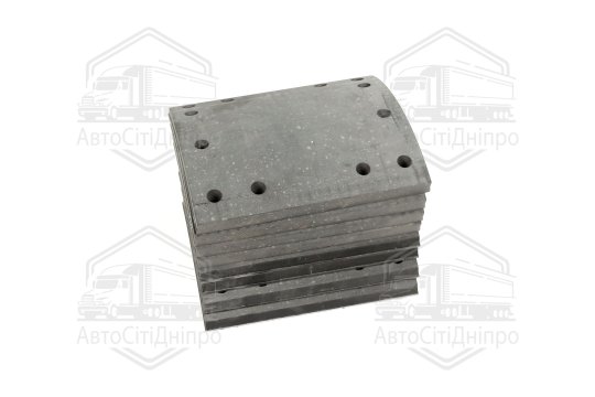 Накладка гальм. (компл. на вісь) із заклеп. 419х219,2 1-й рем. ROR, TRAILOR (RIDER)