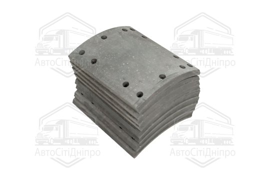 Накладка гальм. (компл. на вісь) із заклеп. 419х219,2 1-й рем. ROR, TRAILOR (RIDER)