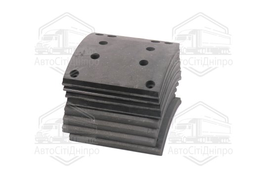 Накладка гальм. (компл. на вісь) із заклеп. 410x183 1-й рем. MAN F2000, F90, TGA, MB ACTROS (RIDER)