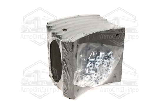 Накладка гальм. (компл. на вісь) із заклеп. 410x183 2-й рем. MAN F2000, F90, TGA, MB ACTROS (RIDER)