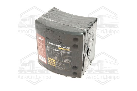 Накладка гальм. (компл. на вісь) 410х200 2-й рем. VOLVO F12, FH12, FL7, FL10 (RIDER)