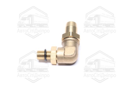 З'єднувач пневматичний L- подібний розбірний M12х1,5-D8х1 (латунний) (RIDER)
