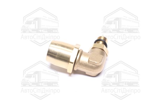 З'єднувач пневматичний L- подібний розбірний M12х1,5-D16х2 (латунний) (RIDER)