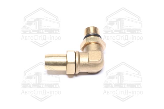 З'єднувач пневматичний L- подібний (розбірний) M16х1,5/8х1 (латунний) (RIDER)