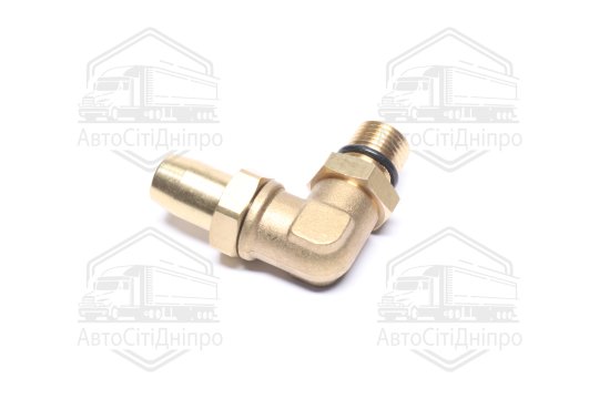 З'єднувач пневматичний L- подібний (розбірний) M16х1,5/8х1 (латунний) (RIDER)