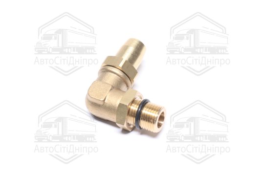З'єднувач пневматичний L- подібний (розбірний) M16х1,5/8х1 (латунний) (RIDER)