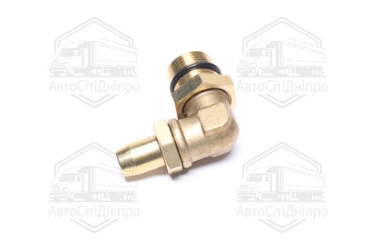 З'єднувач пневматичний L- подібний розбірний M22х1,5-D6х1 (латунний) (RIDER)