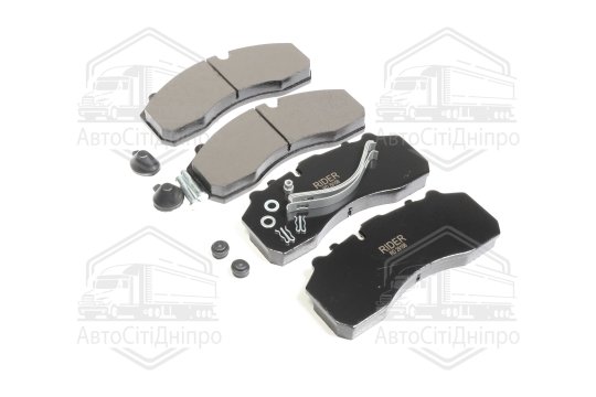 Колодка гальмівна дискова (комплект на вісь) лінійка HIGH POWER (RIDER)