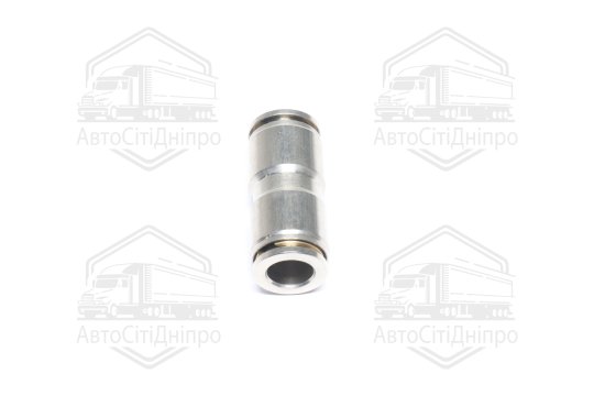 З'єднувач пневматичний цанговий прямий 9x9 сталевий (RIDER)