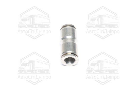 З'єднувач пневматичний цанговий прямий 9x9 сталевий (RIDER)