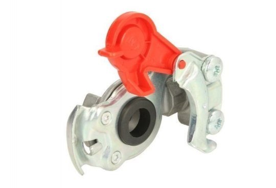 Головка з'єднувальна тип PALM червона M16x1,5 з відсікаючим клапаном (RIDER)