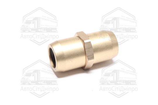 З'єднувач пневматичний розбірний прямий 15x15 (латунний) (RIDER)
