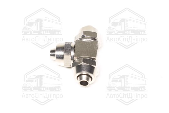 З'єднувач пневматичний розбірний Т- подібний 8x8x8 мм (сталевий/латунний) (RIDER)