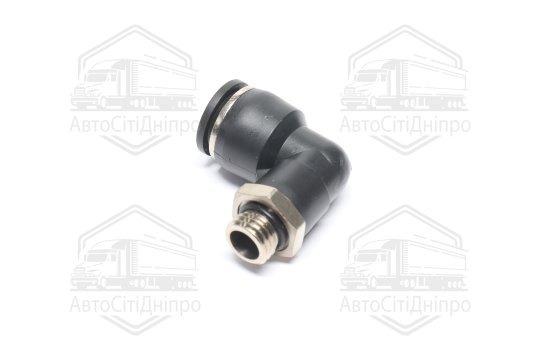 З'єднувач пневматичний L- подібний (зовнішнє  різьблення) M12x1.5 d-12 (RIDER)