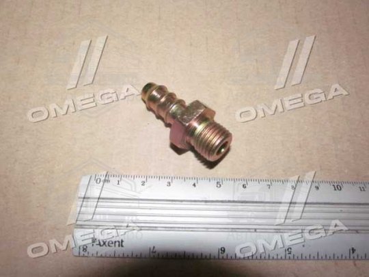 Перехідник штуцер М14х1, 5х12 прямий (ялинка) (RIDER)