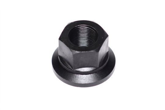 Гайка М22х1,5х30х46,75 SW33 з упорною шайбою (фосфатована чорна) (RIDER)