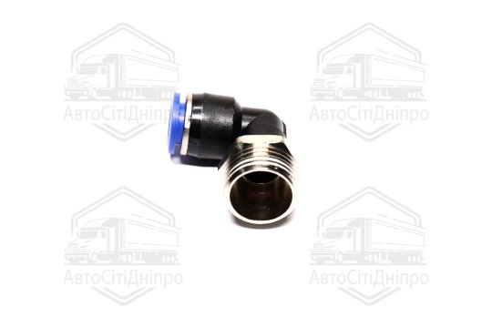 З'єднувач пневматичний L- подібний 10х1/2 (зовнішнє різьблення) (RIDER)