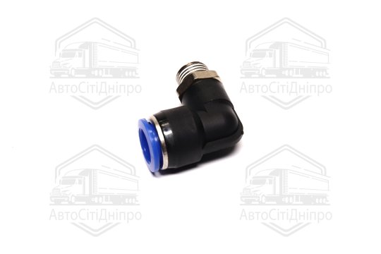 З'єднувач пневматичний L- подібний 12х1/4 (зовнішнє різьблення) (RIDER)