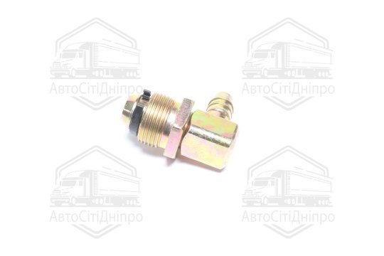 З'єднувач пневматичний різьбовий L- подібний 90 (різьблення/ялинка) M22x1,5/12 (RIDER)