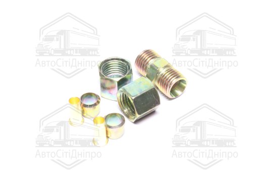 Р/к трубки гальмівної (Dвнут.=8мм, М14х1,5) (1штуцер,2гайки,2втулки,2шайби)(RIDER)