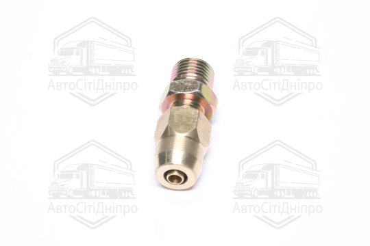 З'єднувач пневматичний різьбовий прямий/розбірний M16х1.5-D8х1 (різьблення/трубка) (RIDER)