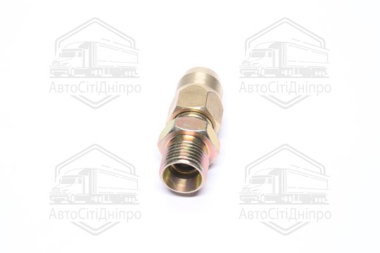 З'єднувач пневматичний різьбовий прямий/розбірний M16х1.5-D8х1 (різьблення/трубка) (RIDER)