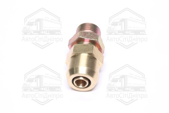 З'єднувач пневматичний різьбовий прямий/розбірний M22х1.5-D15х1,5 (різьблення/трубка) (RIDER)