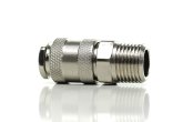 Роз`єм швидкознімання SM різьблення 1/2 (зовнішнє різ) з клапаном (RIDER)