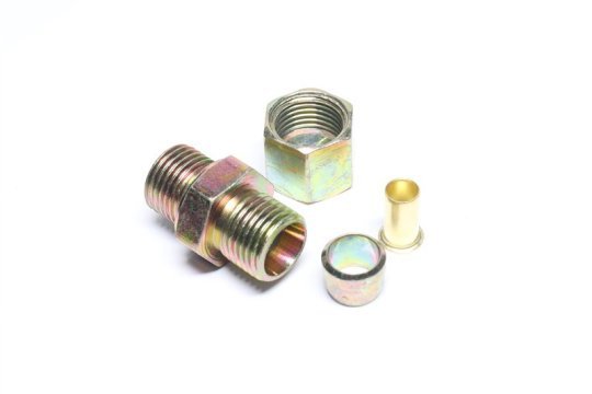 З'єднувач пневматичний прямий різьбової (Dвнут.=10мм, М16х1,5) (RIDER)