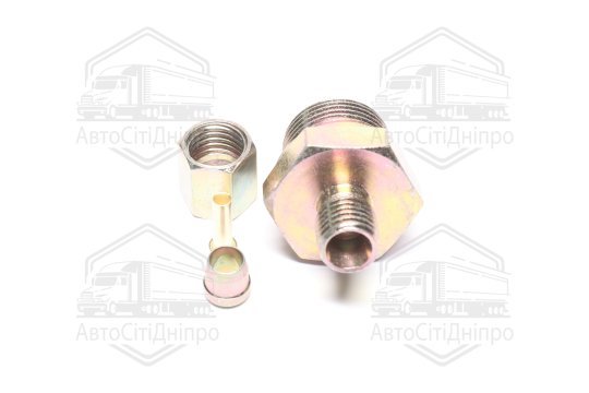 З'єднувач пневматичний прямий різьбовий (Dвнут.=6мм, М22х1,5) (RIDER)