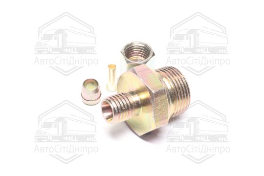 З'єднувач пневматичний прямий різьбовий (Dвнут.=6мм, М22х1,5) (RIDER)