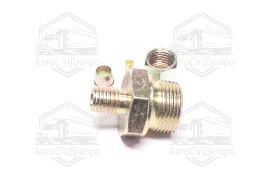 З'єднувач пневматичний прямий різьбовий (Dвнут.=6мм, М22х1,5) (RIDER)