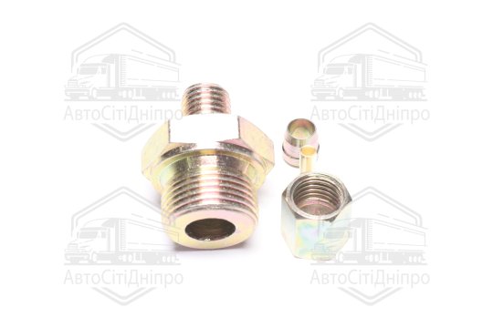 З'єднувач пневматичний прямий різьбовий (Dвнут.=6мм, М22х1,5) (RIDER)