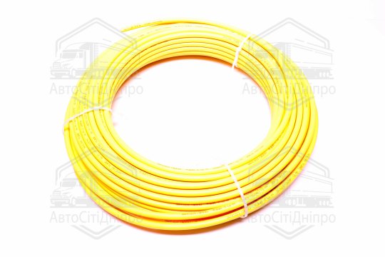 Трубопровід пластиковий жовтий (пневмо) 10x1мм (MIN 50m) (RIDER)