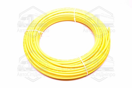 Трубопровід пластиковий жовтий (пневмо) 10x1мм (MIN 50m) (RIDER)