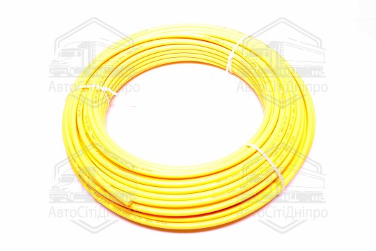 Трубопровід пластиковий жовтий (пневмо) 10x1мм (MIN 50m) (RIDER)