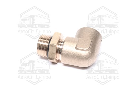 З'єднувач пневматичний L- подібний M22x1, 5 / М22х1, 5 (латунний) (RIDER)