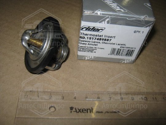Термостат DAEWOO LANOS, CHEVROLET LACETTI, CHERY AMULET (вставка) (RIDER)