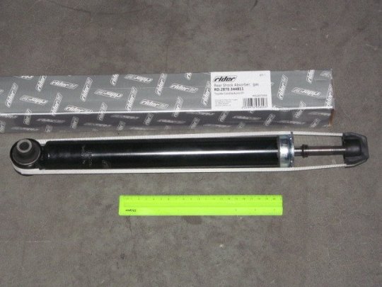 Амортизатор підв. TOYOTA COROLLA, AURIS 07- задн.газ (RIDER)