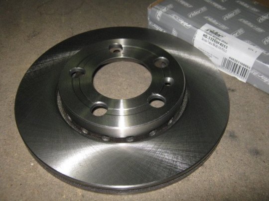 Диск гальмівний SKODA FABIA 99-08, VW POLO передн. (RIDER)