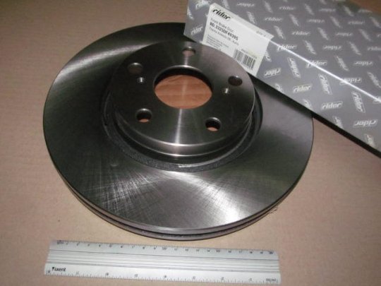 Диск гальмівний TOYOTA AVENSIS 08-, AURIS передн. (RIDER)