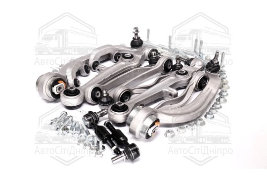 Комплект важелів підвіски VW, AUDI A4,A6 (конус=16мм) (+кріплення) (RIDER)
