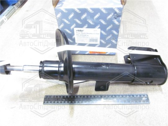 Амортизатор підв. CITROEN BERLINGO, PEUGEOT PARTNER 08- передн. лів. газ. (RIDER)