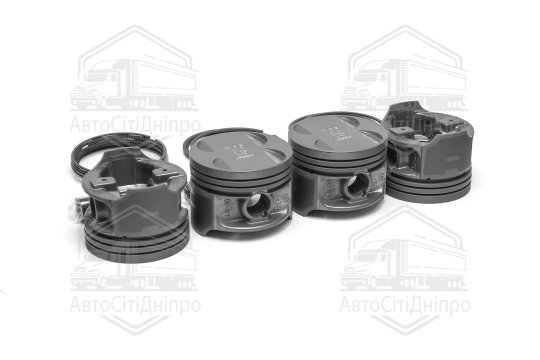 Поршень циліндра ЗМЗ 406 d=92,5 (Поршень+Палець+П/кільця+Ст/к) (гр.А) фосфатов.М/К (RIDER)