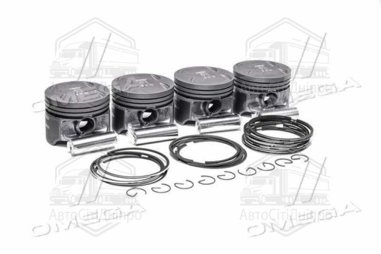 Поршень циліндра ЗМЗ 406 d=92,5 (Поршень+Палець+П/кільця+Ст/к) (гр.Г) фосфатов.М/К (RIDER)