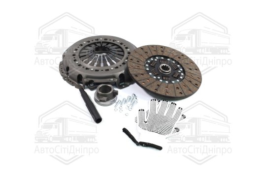 Зчеплення ГАЗ-53 (корз.пелюстк.+диск +виж.муфта) Professional (RIDER)