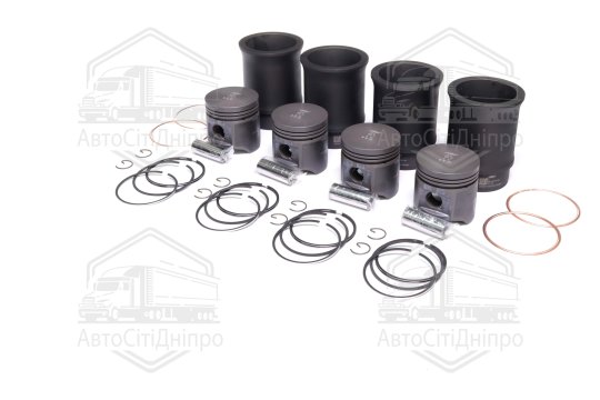 Гільзо-комплект ГАЗ 53 (Г фосф.+ П фосф.+ П.кільця+палець+ущільн.) 4 П/К гр.А (RIDER)