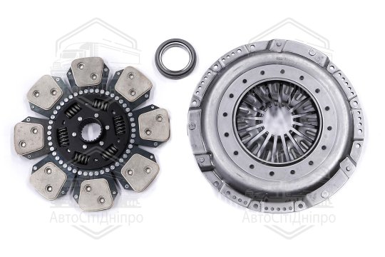 Зчеплення ХТЗ дв. DEUTZ, ММЗ (корз.пелюстк.+диск+підшипник) (RIDER)