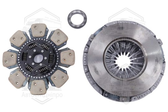 Зчеплення ХТЗ дв. DEUTZ, ММЗ (корз.пелюстк.+диск+підшипник) (RIDER)